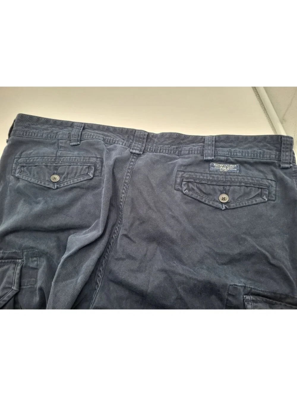 POLO Ralph Lauren Men's SZ 46 Navy Blue Cargo Utility Shorts
